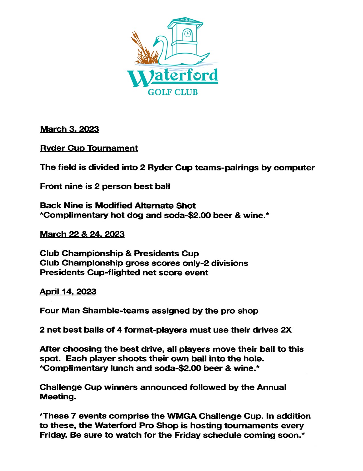WMGA 2022 2023 Events schedule page 002